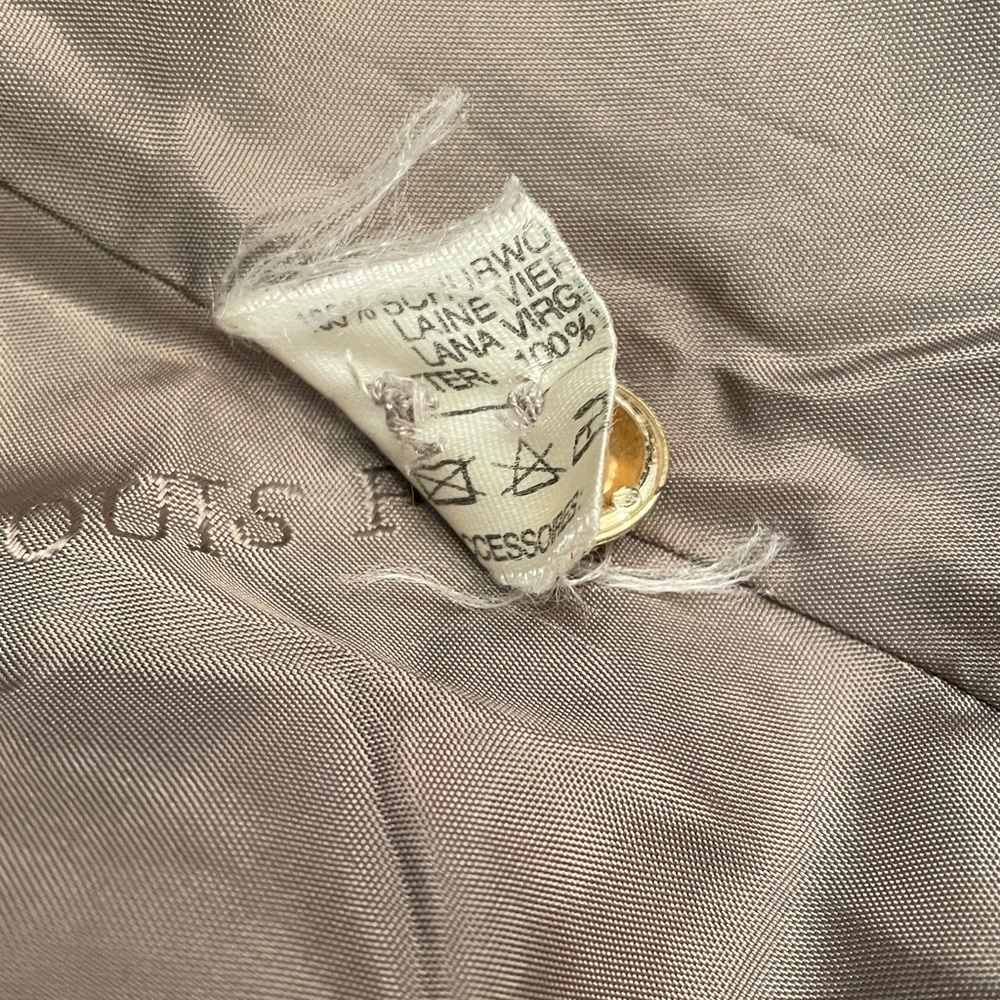 Louis Feraud Tan Long Blazer Coat - Picture 4 of 5